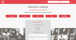 Desktop Screenshot of justbusk.com