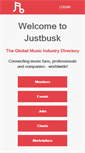 Mobile Screenshot of justbusk.com